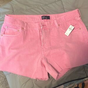 Brand new gap soft denim pink shorts.